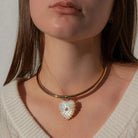 Thatch Malene Heart Charm - Mother of Pearl Jewelry - Sloane Boutique