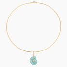 THATCH Nautilus Spiral Shell Charm - Amazonite Jewelry - Sloane Boutique