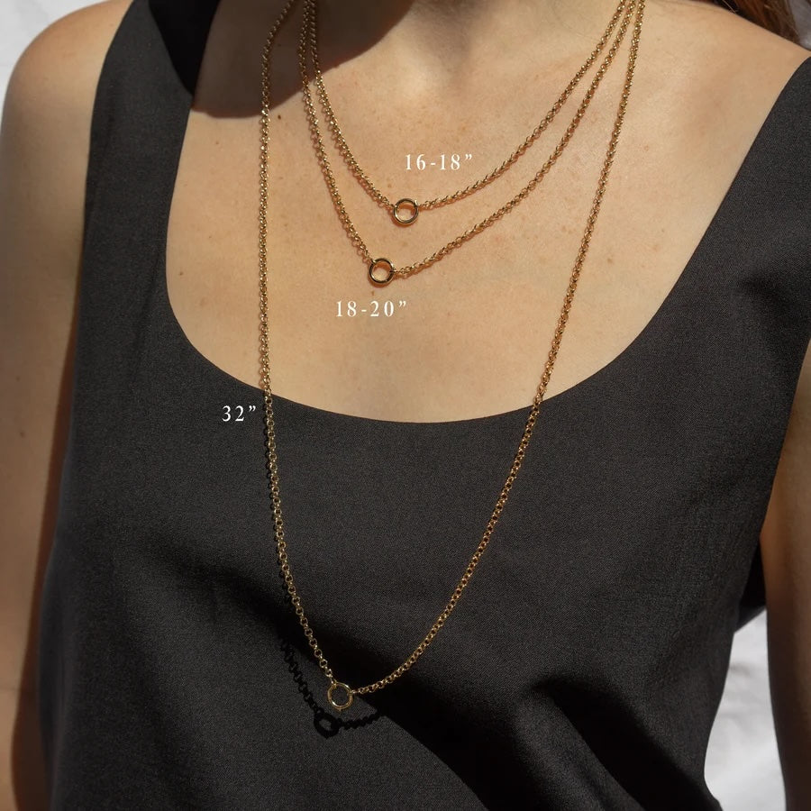 Thatch Vienna Rolo Charm Necklace - Gold Jewelry - Sloane Boutique