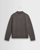 Wax London Alpha Zip Polo - Brown/Grey Men's Tops - Sloane Boutique