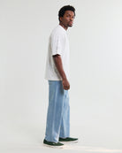 Wax London Cotton Shapes EMB Milton Short Sleeve Tee - Ecru Men's Tops - Sloane Boutique