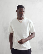 Wax London Dean Short Sleeve Tee - Jolt Ecru Men's Tops - Sloane Boutique