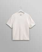 Wax London Dean Short Sleeve Tee - Jolt Ecru Men's Tops - Sloane Boutique