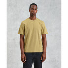 Wax London Dean Short Sleeve Tee - Jolt Lime Khaki Men's Tops - Sloane Boutique