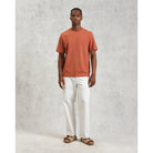 Wax London Dean Short Sleeve Tee - Jolt Rust Men's Tops - Sloane Boutique