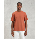 Wax London Dean Short Sleeve Tee - Jolt Rust Men's Tops - Sloane Boutique