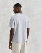 Wax London Dean Short Sleeve Tee - Pale Blue Men's Tops - Sloane Boutique