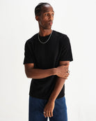 Wax London Dean Tee - Black Men's Tops - Sloane Boutique