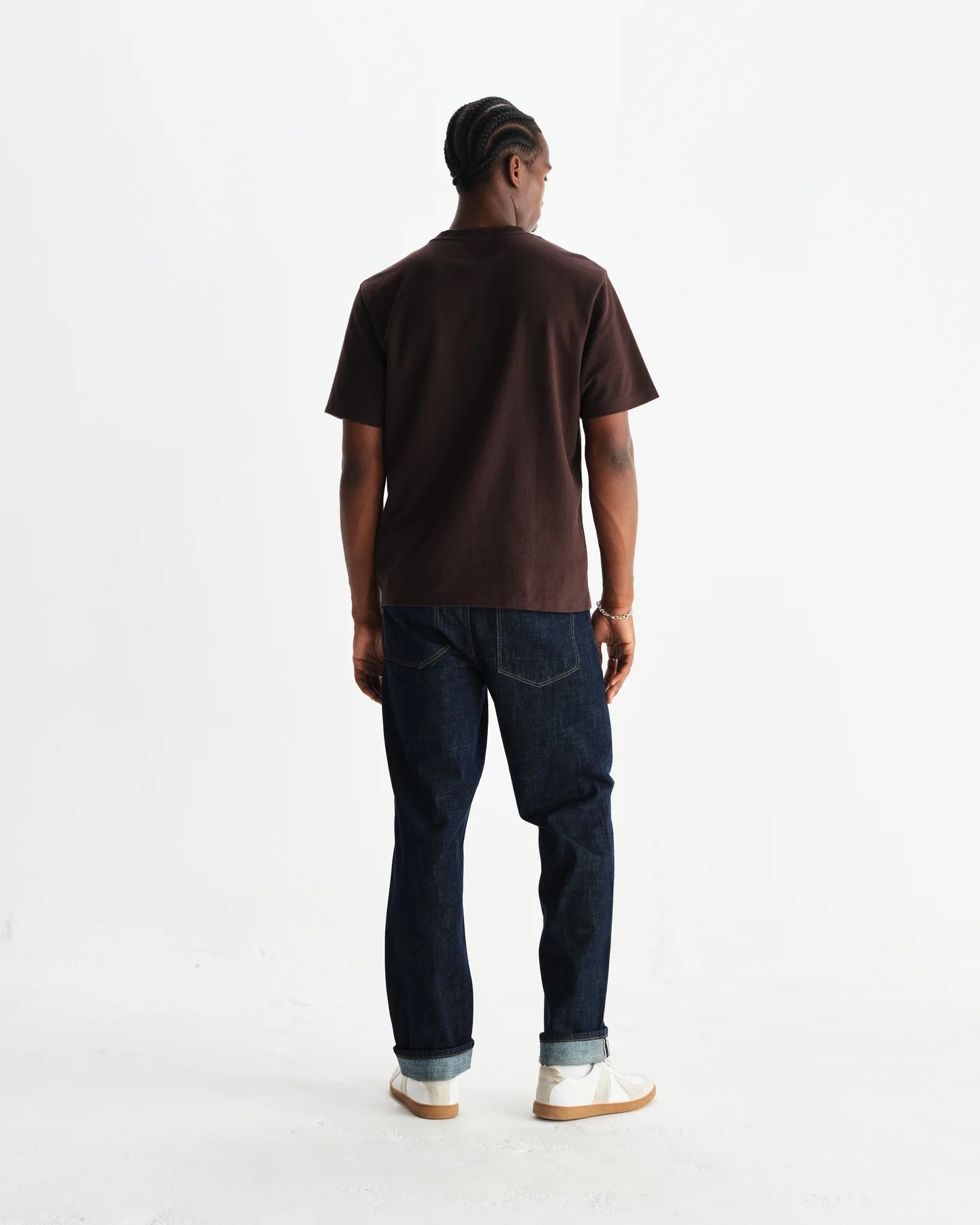 Wax London Dean Tee - Dark Brown Men's Tops - Sloane Boutique