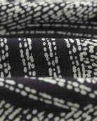 Wax London Didcot Short Sleeve Shirt - Abstract Dotted Swirl Navy Ecru Men's Tops - Sloane Boutique