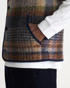 Wax London Gower Gilet - Oatmeal/Multi Outerwear - Sloane Boutique