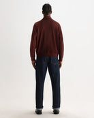 Wax London Hays Jersey Overshirt - Dark Burgundy Men's Tops - Sloane Boutique