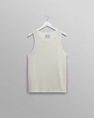 Wax London Jersey Lace Prim Vest - Ecru Men's Tops - Sloane Boutique