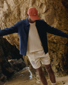 Wax London Jersey Lace Prim Vest - Ecru Men's Tops - Sloane Boutique