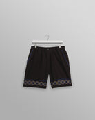 Wax London Kurt Short - Border Placement Black / Blue Sale Bottoms - Sloane Boutique