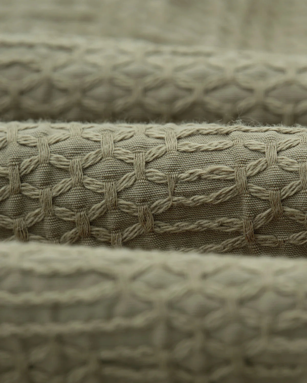 Wax London Kurt Short - Honeycomb Dobby Khaki Sale Bottoms - Sloane Boutique