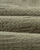 Wax London Kurt Short - Honeycomb Dobby Khaki Sale Bottoms - Sloane Boutique