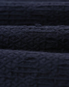 Wax London Kurt Short - Honeycomb Dobby Navy Sale Bottoms - Sloane Boutique