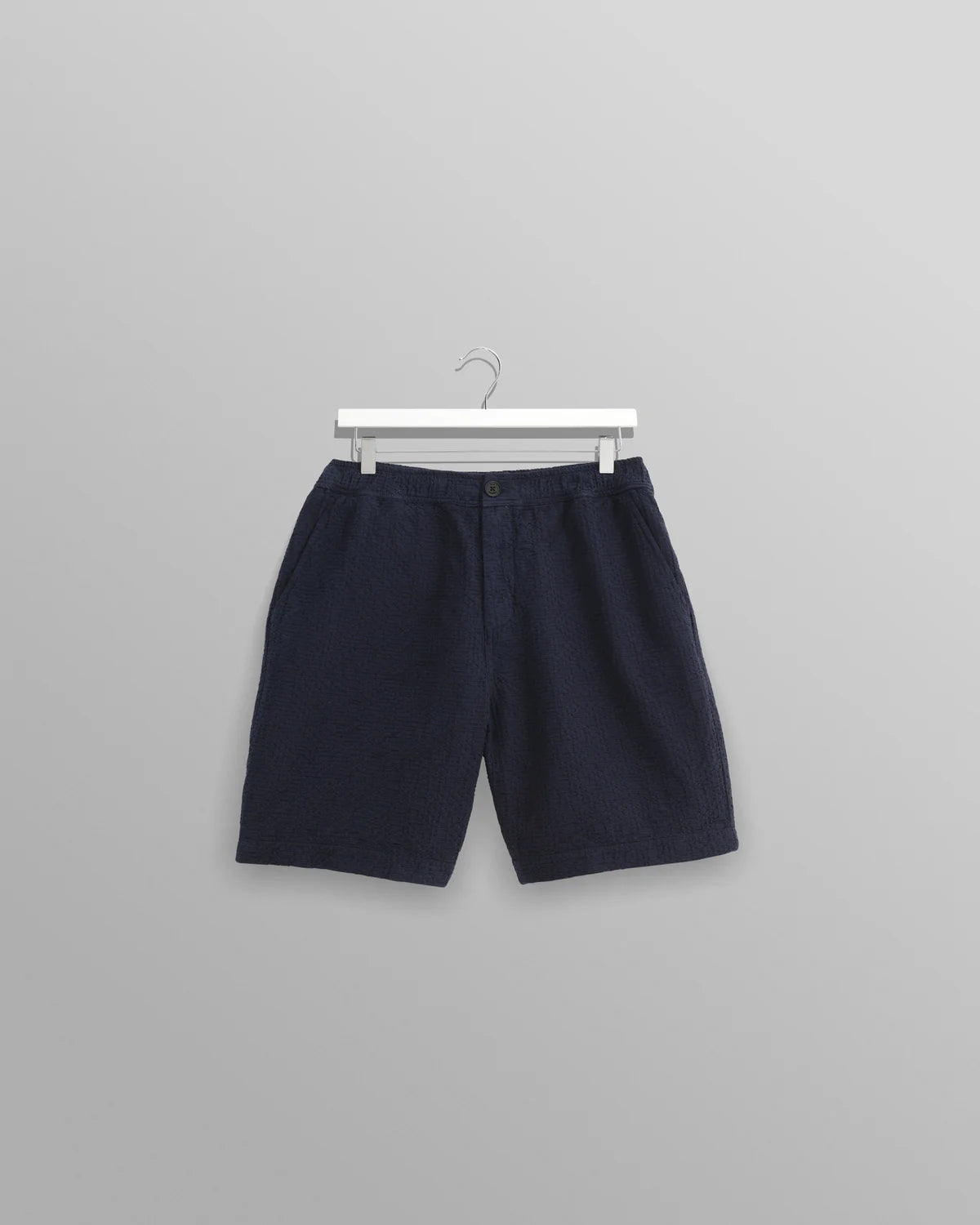 Wax London Kurt Short - Honeycomb Dobby Navy Sale Bottoms - Sloane Boutique