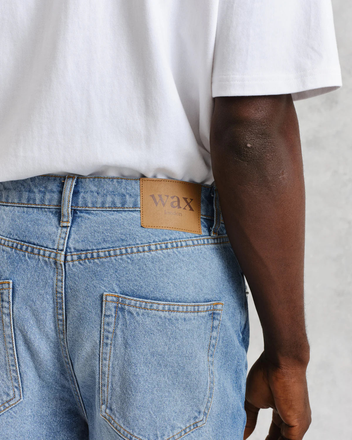 Wax London Loose Fit Jean - Vintage Light Wash Men's Bottoms - Sloane Boutique