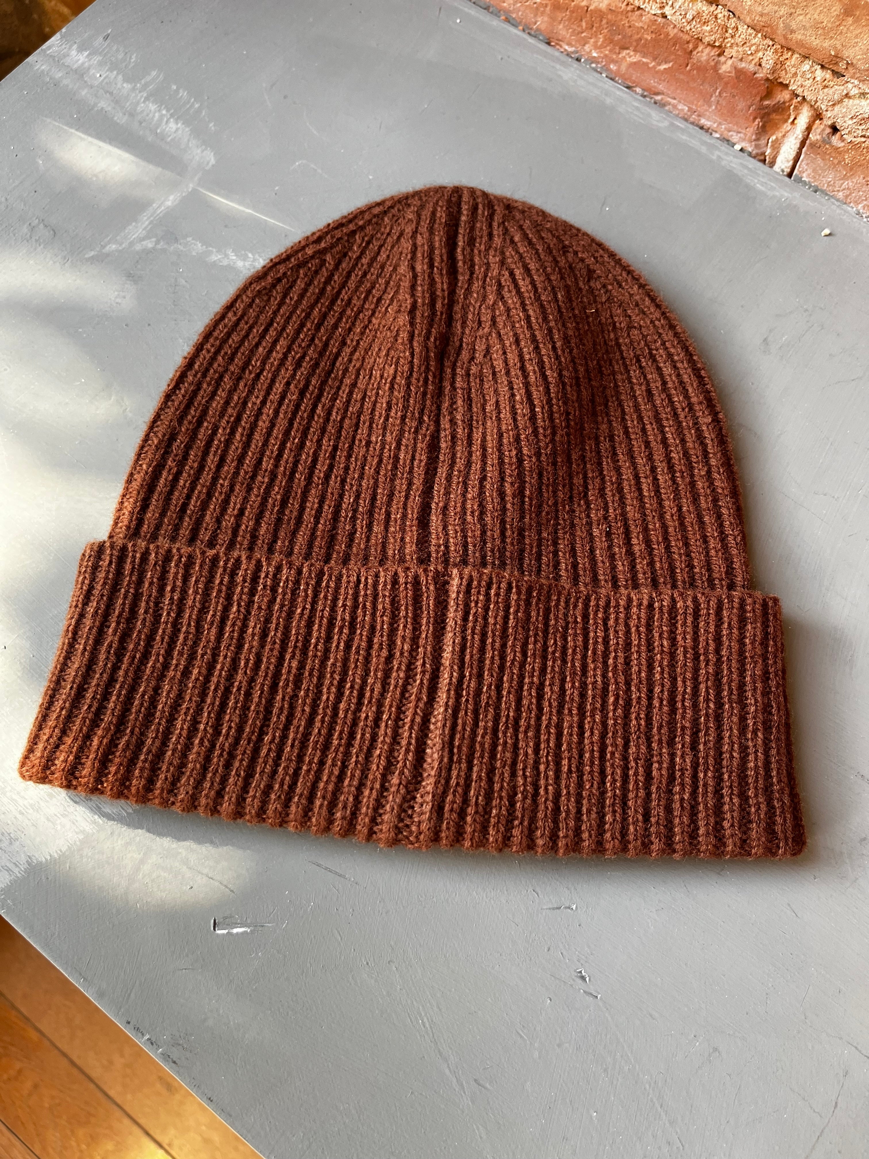 Wax London Men's Brook Beanie - Brown Men's Accessories - Sloane Boutique