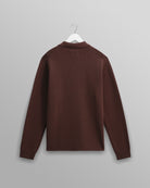 Wax London Men's Carter Open Collar Polo - Brown Men's Tops - Sloane Boutique