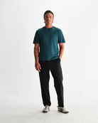 Wax London Men's Dean Short Sleeve Tee - Jolt Teal Men's Tops - Sloane Boutique