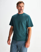 Wax London Men's Dean Short Sleeve Tee - Jolt Teal Men's Tops - Sloane Boutique