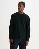 Wax London Men's Hayden Long Sleeve Tee - Dark Green Men's Tops - Sloane Boutique