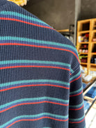 Wax London Men's Milton Short Sleeve Tee - Navy Men's Tops - Sloane Boutique