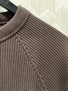 Wax London Men's Riley Crew - Dark Brown Men's Tops - Sloane Boutique