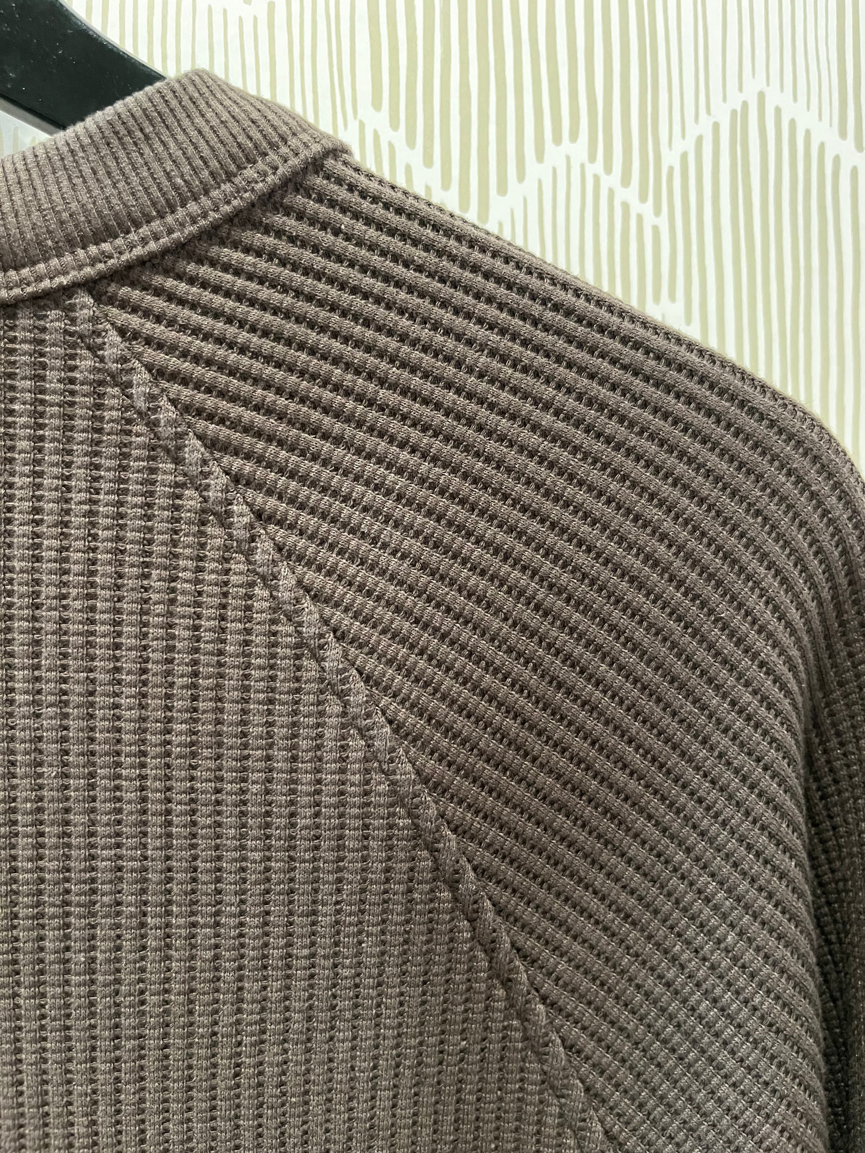 Wax London Men's Riley Crew - Dark Brown Men's Tops - Sloane Boutique