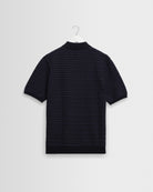 Wax London Naples Polo - Navy Geo Men's Tops - Sloane Boutique