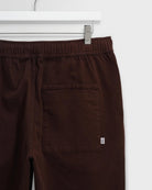 Wax London Organic Cotton Twill Kurt Trouser - Dark Brown Men's Bottoms - Sloane Boutique