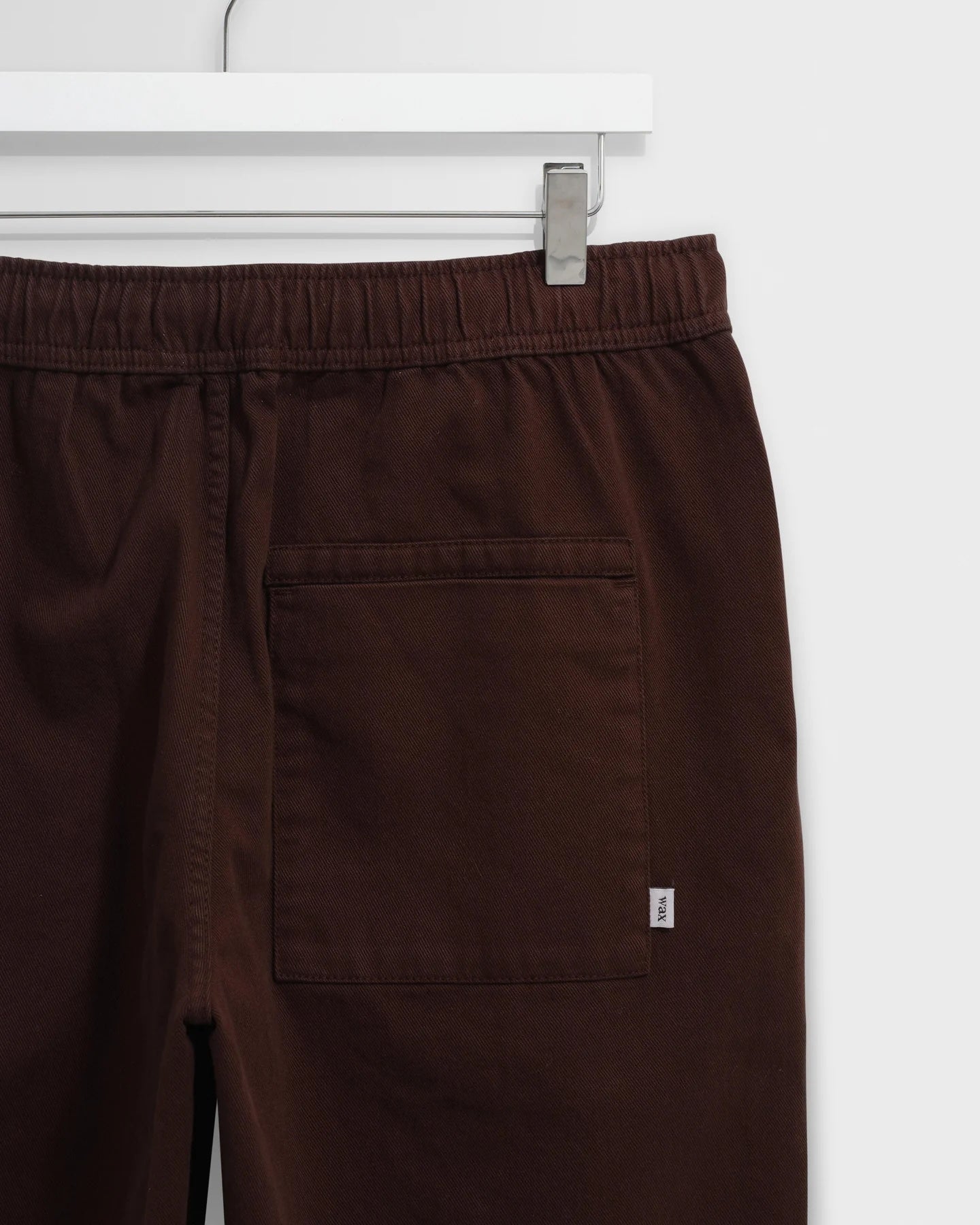 Wax London Organic Cotton Twill Kurt Trouser - Dark Brown Men's Bottoms - Sloane Boutique