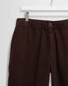 Wax London Organic Cotton Twill Kurt Trouser - Dark Brown Men's Bottoms - Sloane Boutique