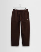 Wax London Organic Cotton Twill Kurt Trouser - Dark Brown Men's Bottoms - Sloane Boutique