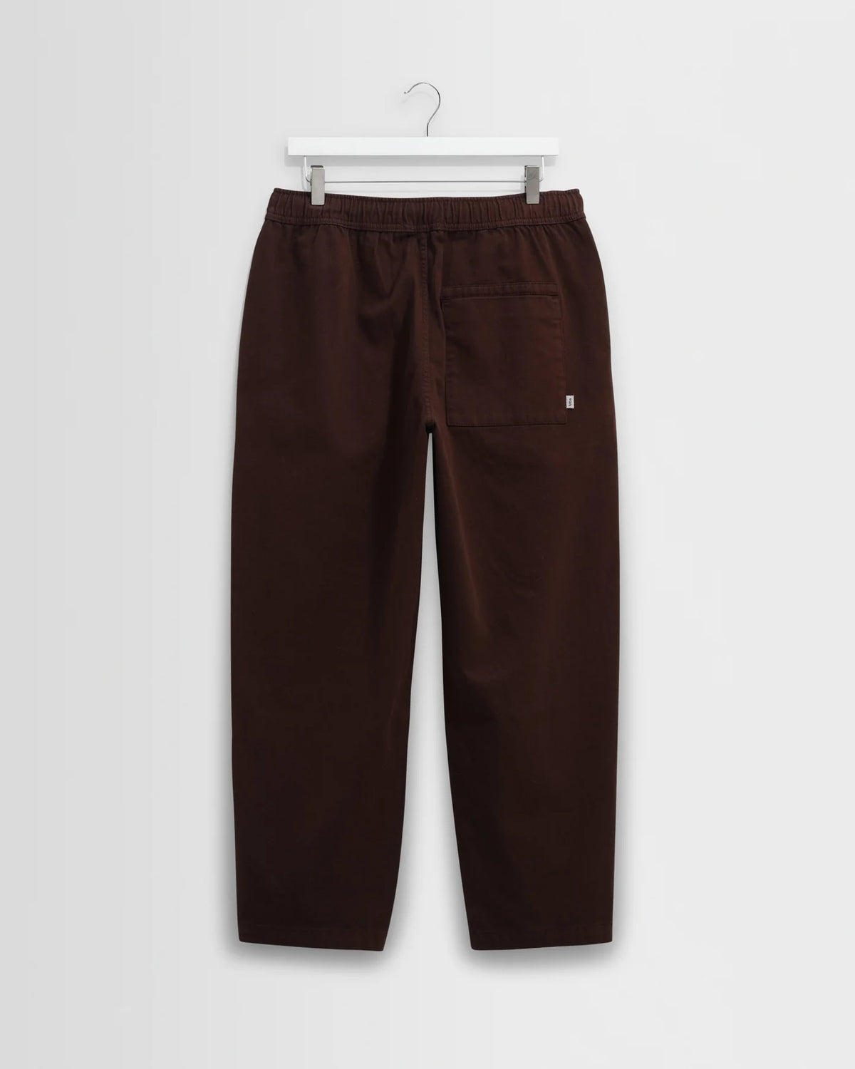 Wax London Organic Cotton Twill Kurt Trouser - Dark Brown Men's Bottoms - Sloane Boutique