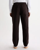 Wax London Organic Cotton Twill Kurt Trouser - Dark Brown Men's Bottoms - Sloane Boutique