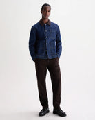 Wax London Organic Cotton Twill Kurt Trouser - Dark Brown Men's Bottoms - Sloane Boutique