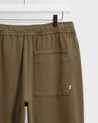 Wax London Organic Cotton Twill Kurt Trouser - Dark Khaki Men's Bottoms - Sloane Boutique
