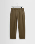 Wax London Organic Cotton Twill Kurt Trouser - Dark Khaki Men's Bottoms - Sloane Boutique