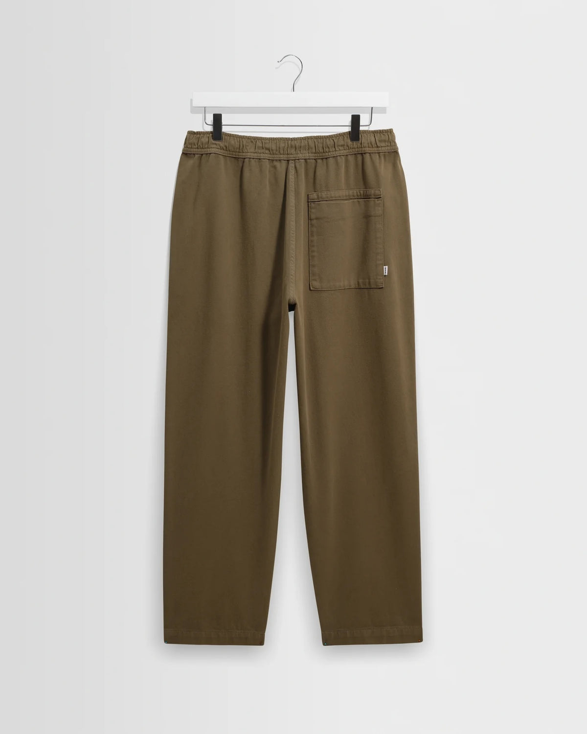 Wax London Organic Cotton Twill Kurt Trouser - Dark Khaki Men's Bottoms - Sloane Boutique