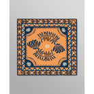 Wax London Painted Flower Sloane Neckscarf - Orange / Navy Men's Accessories - Sloane Boutique