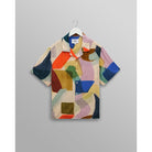 Wax London Painted Shapes Didcot Short Sleeve - Multicolor Men's Tops - Sloane Boutique