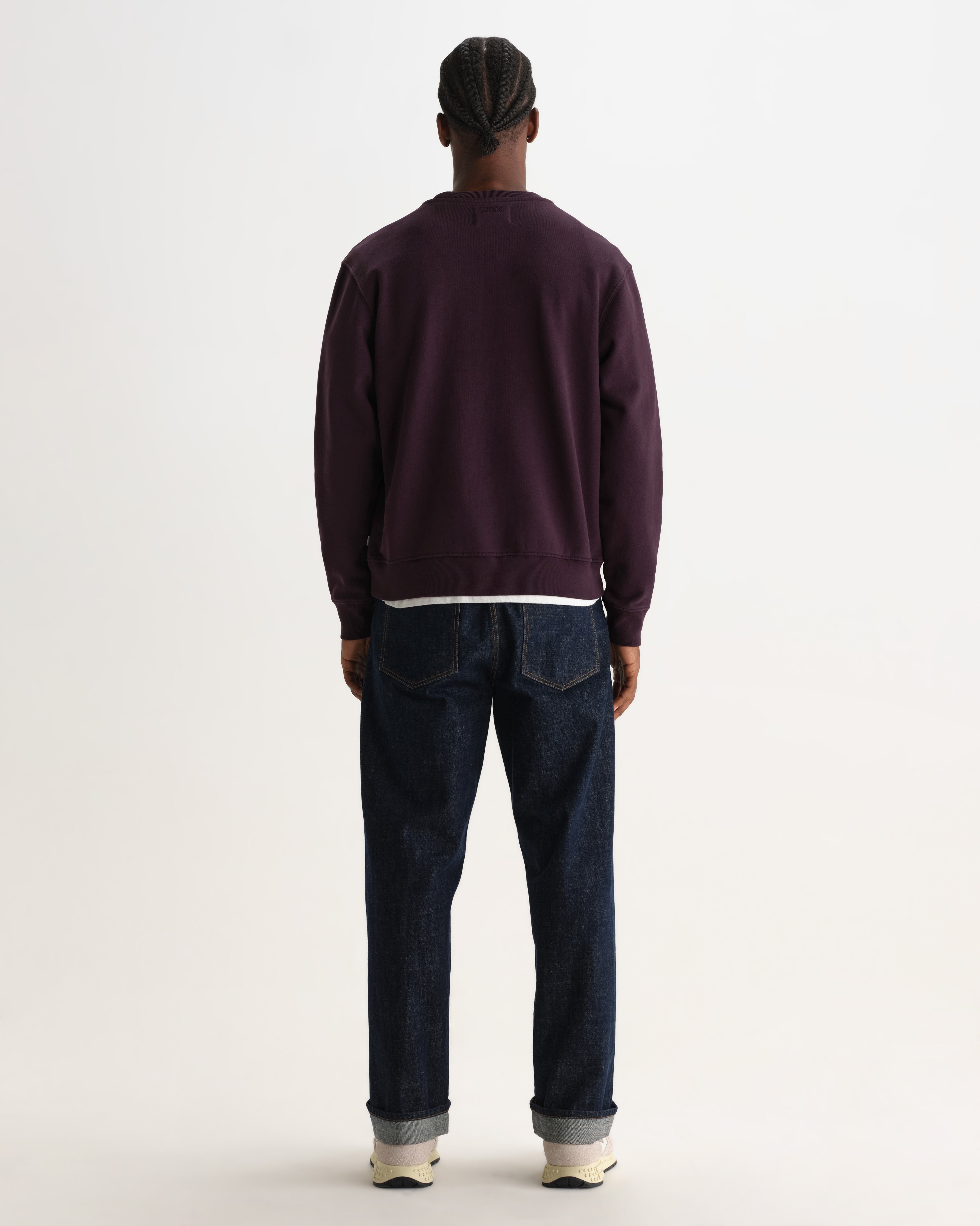 Wax London Sidney Sweatshirt - Washed Purple Men's Tops - Sloane Boutique
