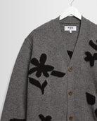 Wax London Walker Cardigan - Grey/Black Men's Tops - Sloane Boutique