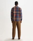 Wax London Whiting Overshirt - Rust Pike Check Outerwear - Sloane Boutique