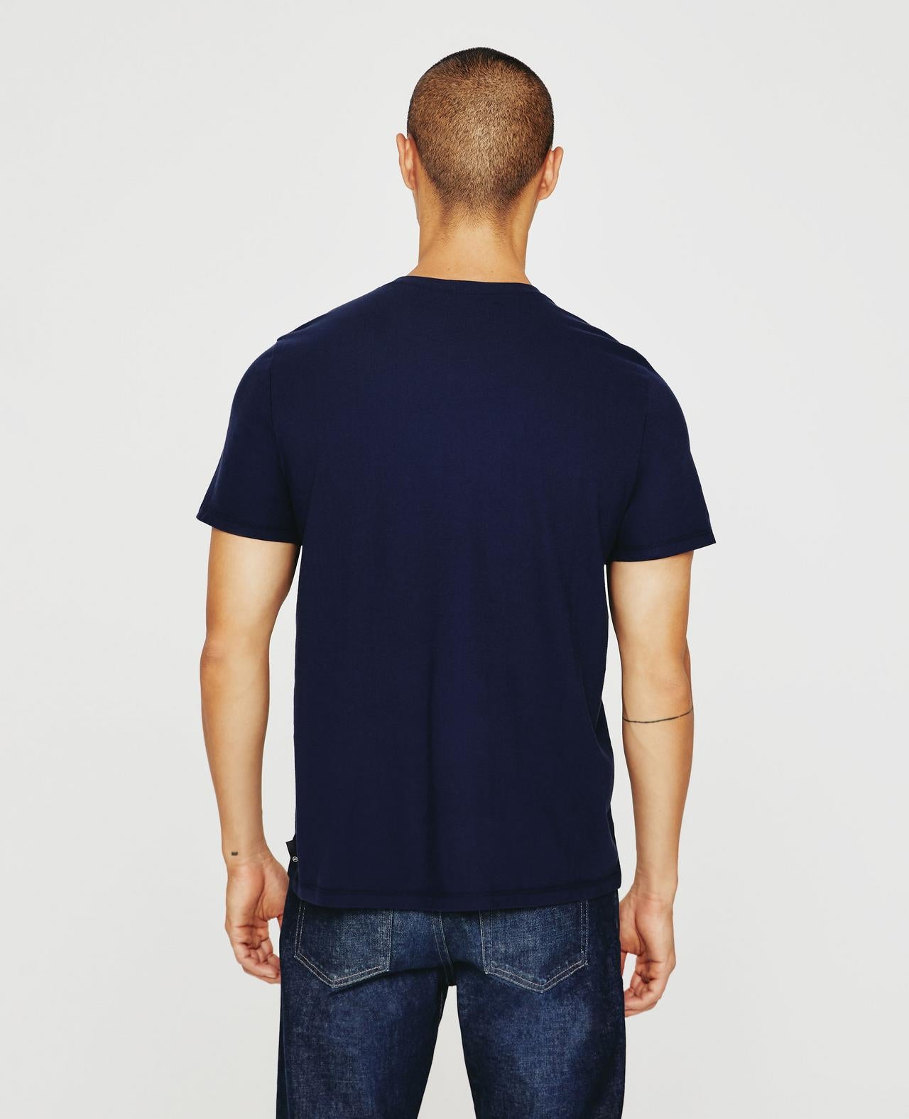 AG Jeans Bryce Crew T-Shirt - Deep Navy Men's Tops - Sloane Boutique
