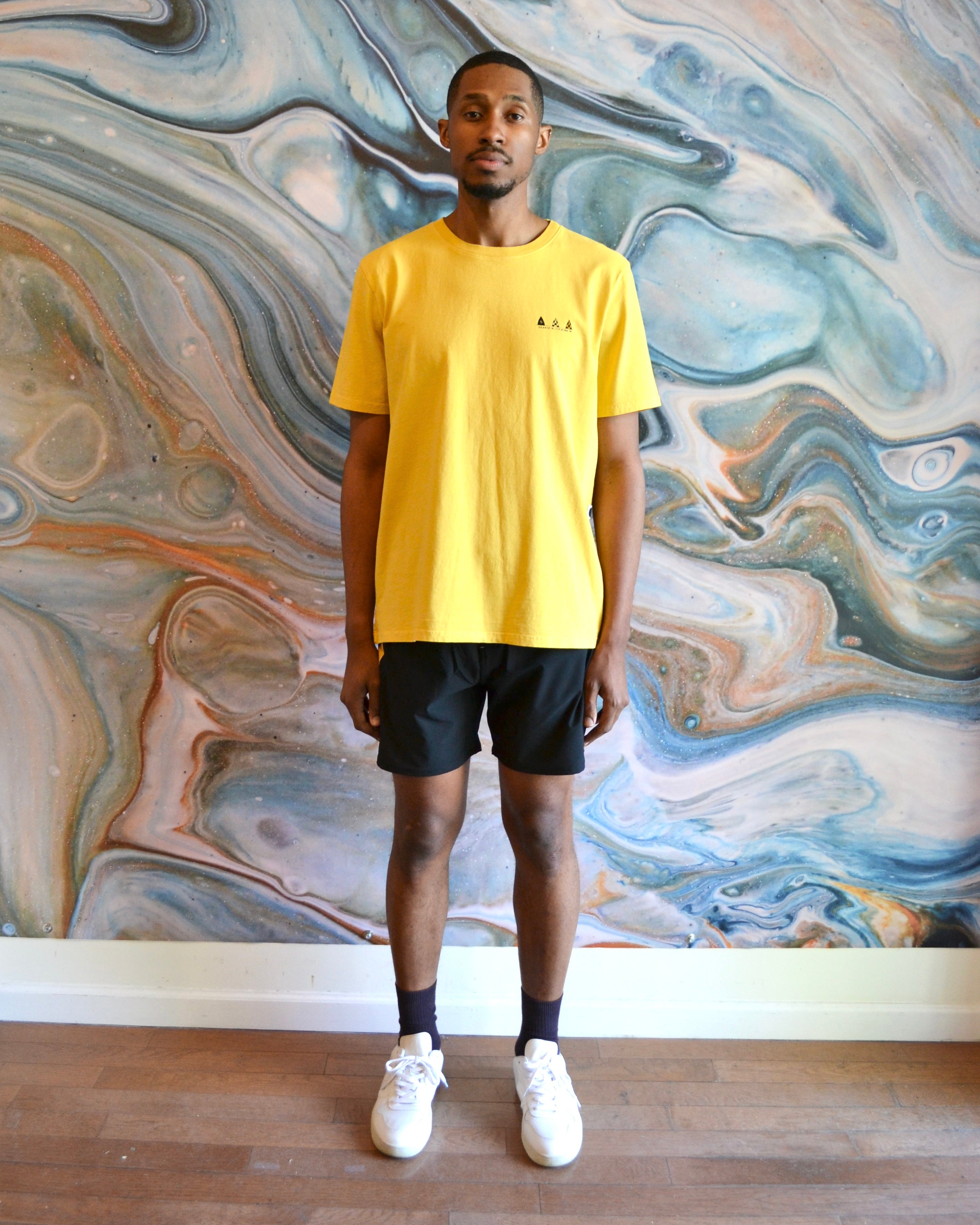 Ola Canvas Men’s Buoy Tee - Burnt Sulfur Men's Tops - Sloane Boutique